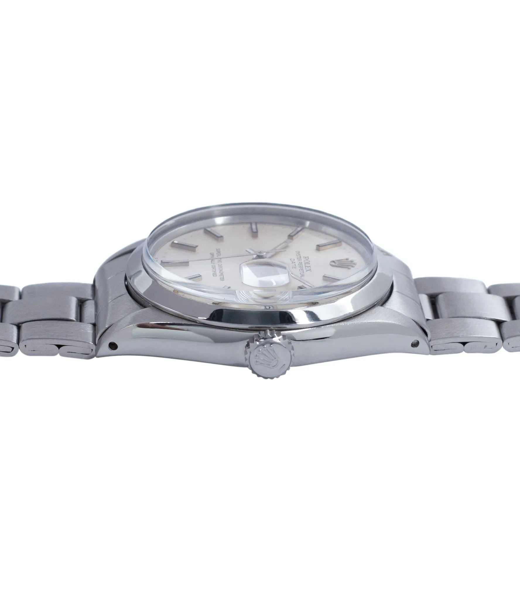 Oyster Perpetual Date 1500 | 'Sigma' Silver | Steel