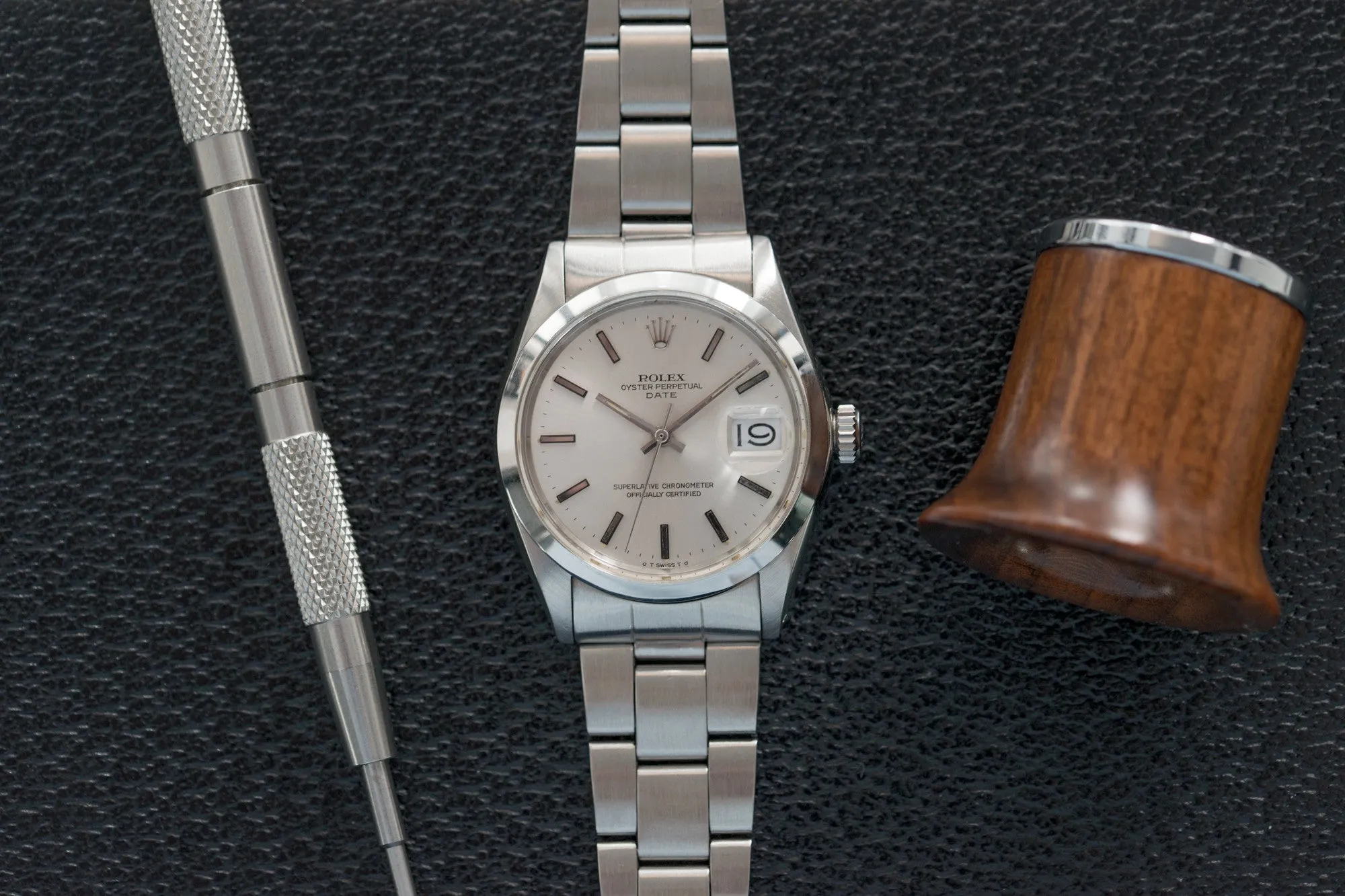 Oyster Perpetual Date 1500 | 'Sigma' Silver | Steel