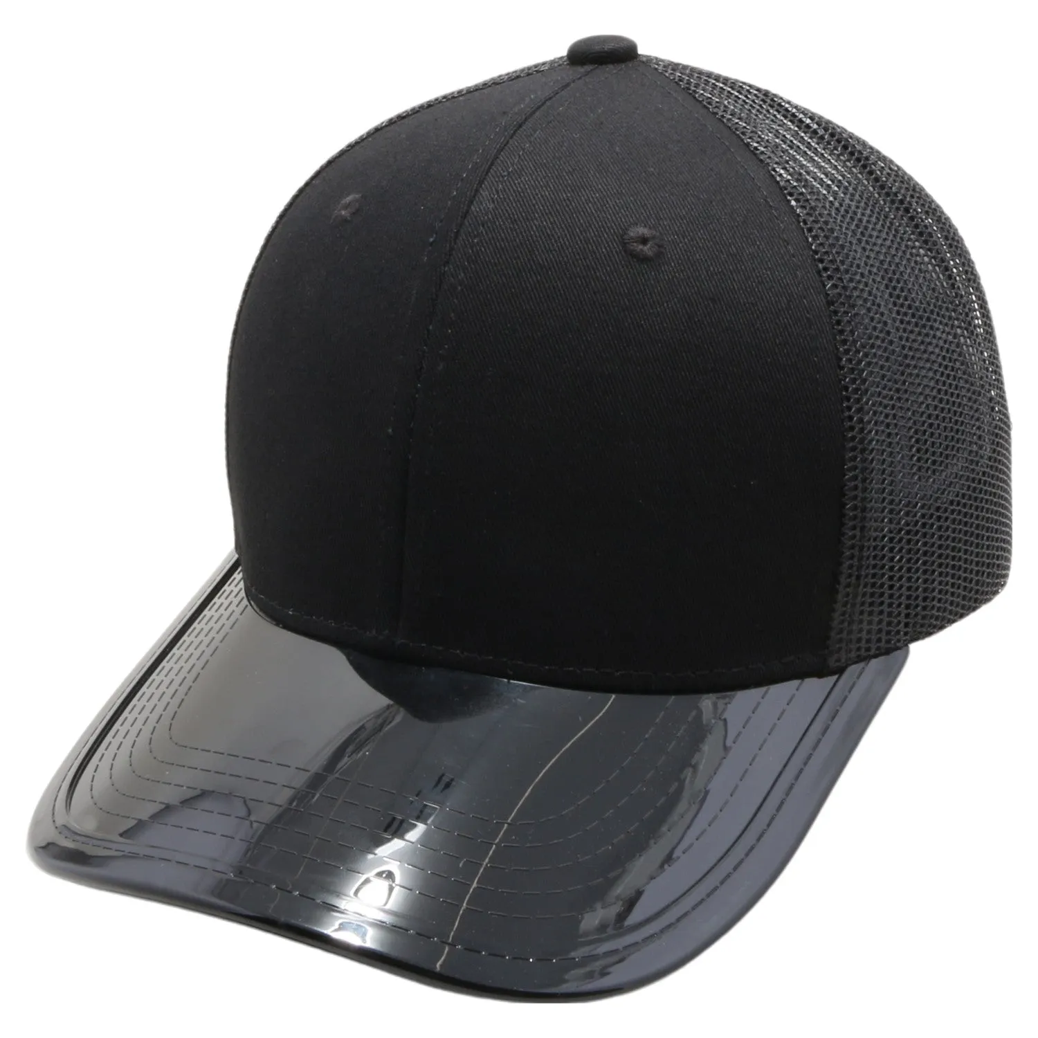 PB271 Pitbull Cambridge Transparency Visor Mesh Trucker [Black]