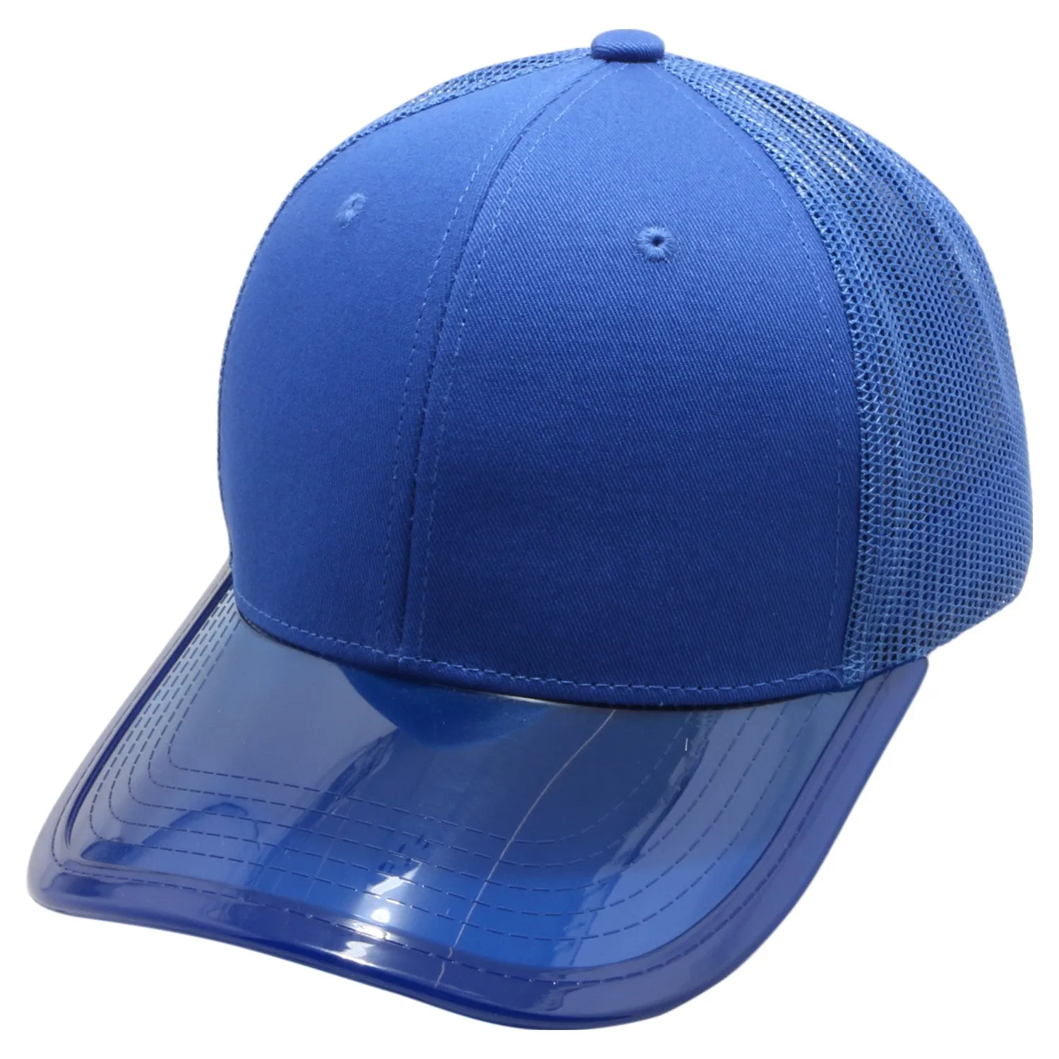 PB271 Pitbull Cambridge Transparency Visor Mesh Trucker [Royal]