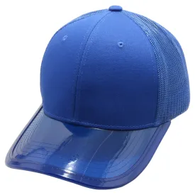 PB271 Pitbull Cambridge Transparency Visor Mesh Trucker [Royal]