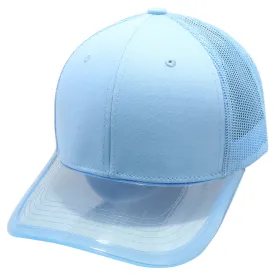 PB271 Pitbull Cambridge Transparency Visor Mesh Trucker [Sky]