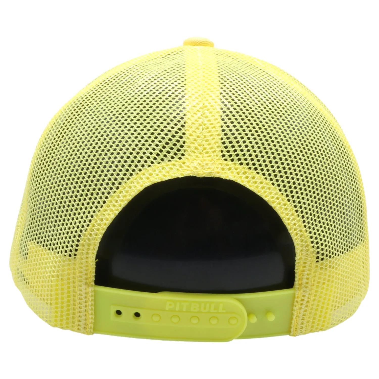 PB271 Pitbull Cambridge Transparency Visor Mesh Trucker [Yellow]