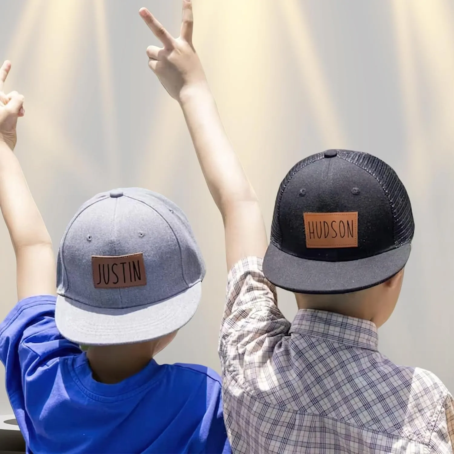 Personalized Baby Baseball Cap, Custom Toddler Baseball Hat Adjustable Snapback for Boys Girls Infant Baseball Cap