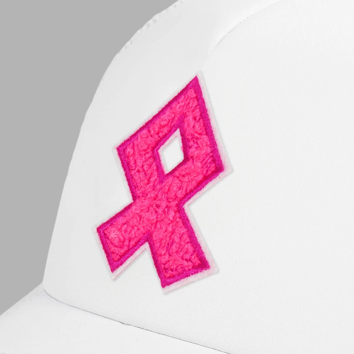 Pink Ribbon Patch Trucker Hat