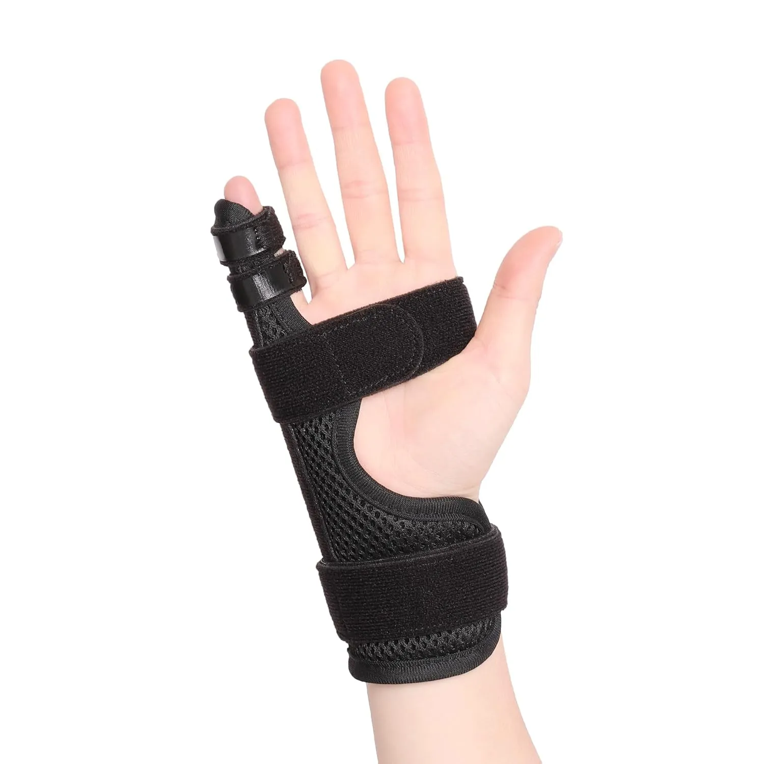 Pinky Finger Splint, Finger Splint for Pinky, Broken Finger, Trigger Finger, Metacarpal Splint Hand Brace, Little Finger Brace for Tendonnitis, Pain Relief, Fits for Left & Right Hand(M)