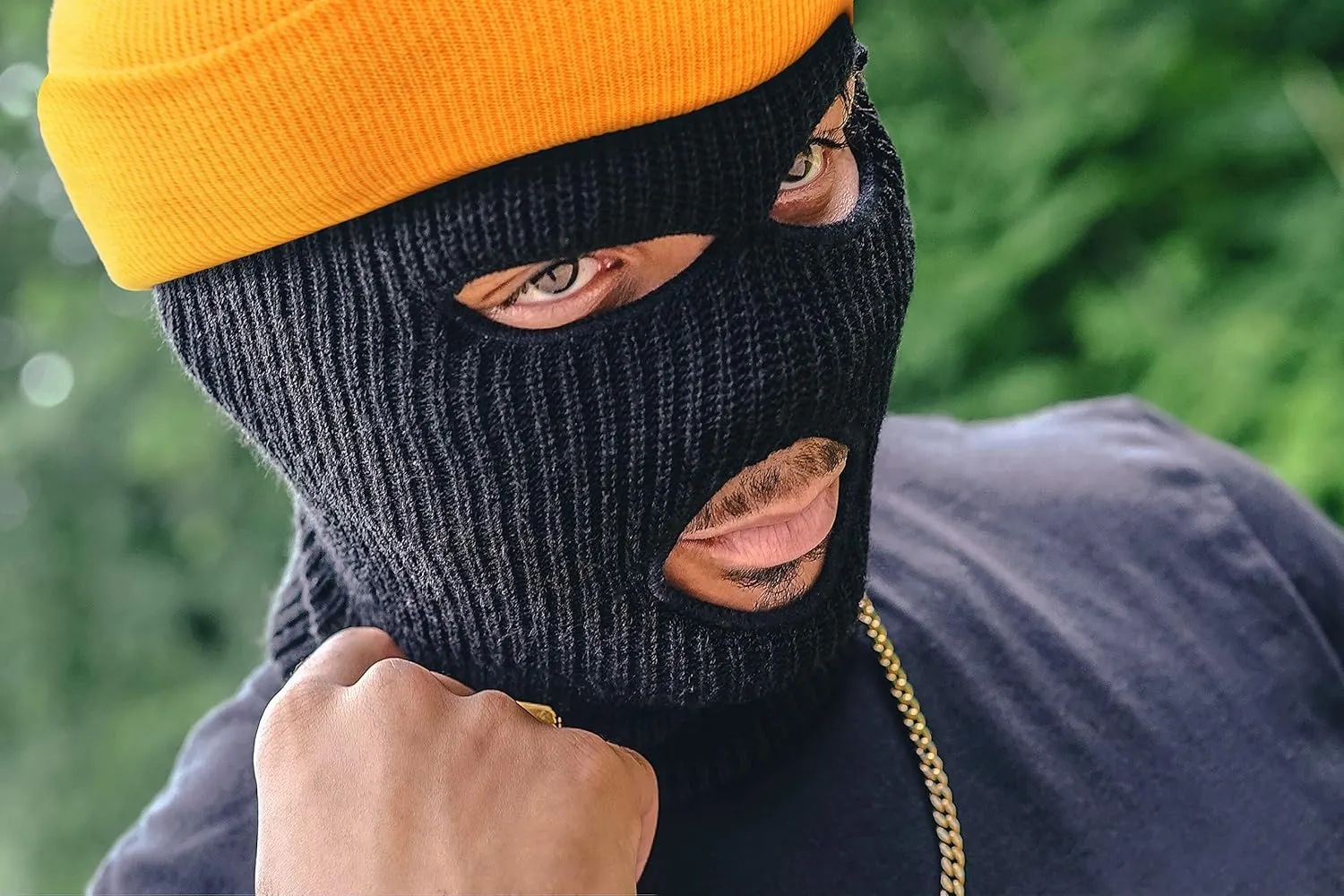 Quality Full Face Knit Ski Mask Beanie Men Women Unisex One Hole Three Hole Winter Headwear Face Mask Protection