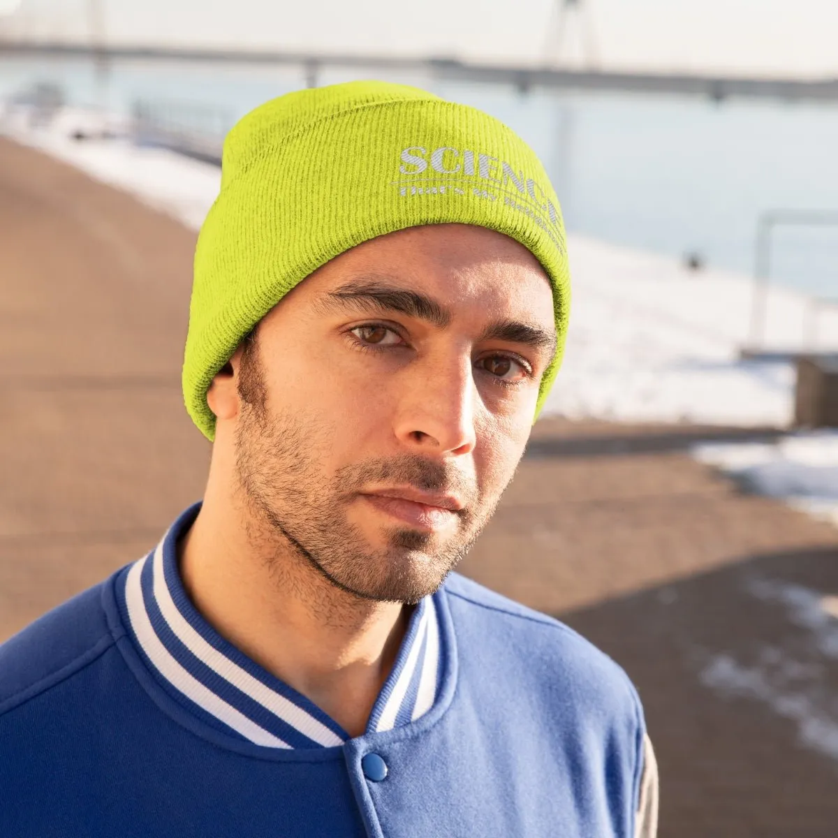SCIENCE - That's My Religion Knit Beanie | Gift for Scientists, Teachers, Engineers and other Brilliant People
