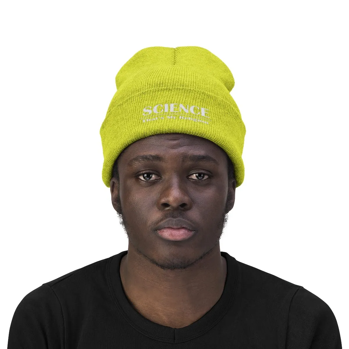 SCIENCE - That's My Religion Knit Beanie | Gift for Scientists, Teachers, Engineers and other Brilliant People