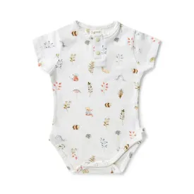 Snuggle Hunny SS Bodysuit - Garden Friends