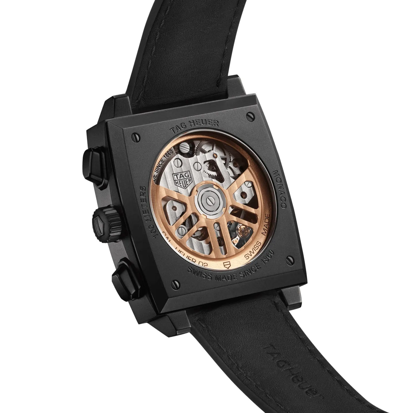 Tag Heuer Monaco Men's Black Special Edition Chronograph Watch