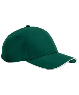 Team sports-tech cap | Bottle Green/White