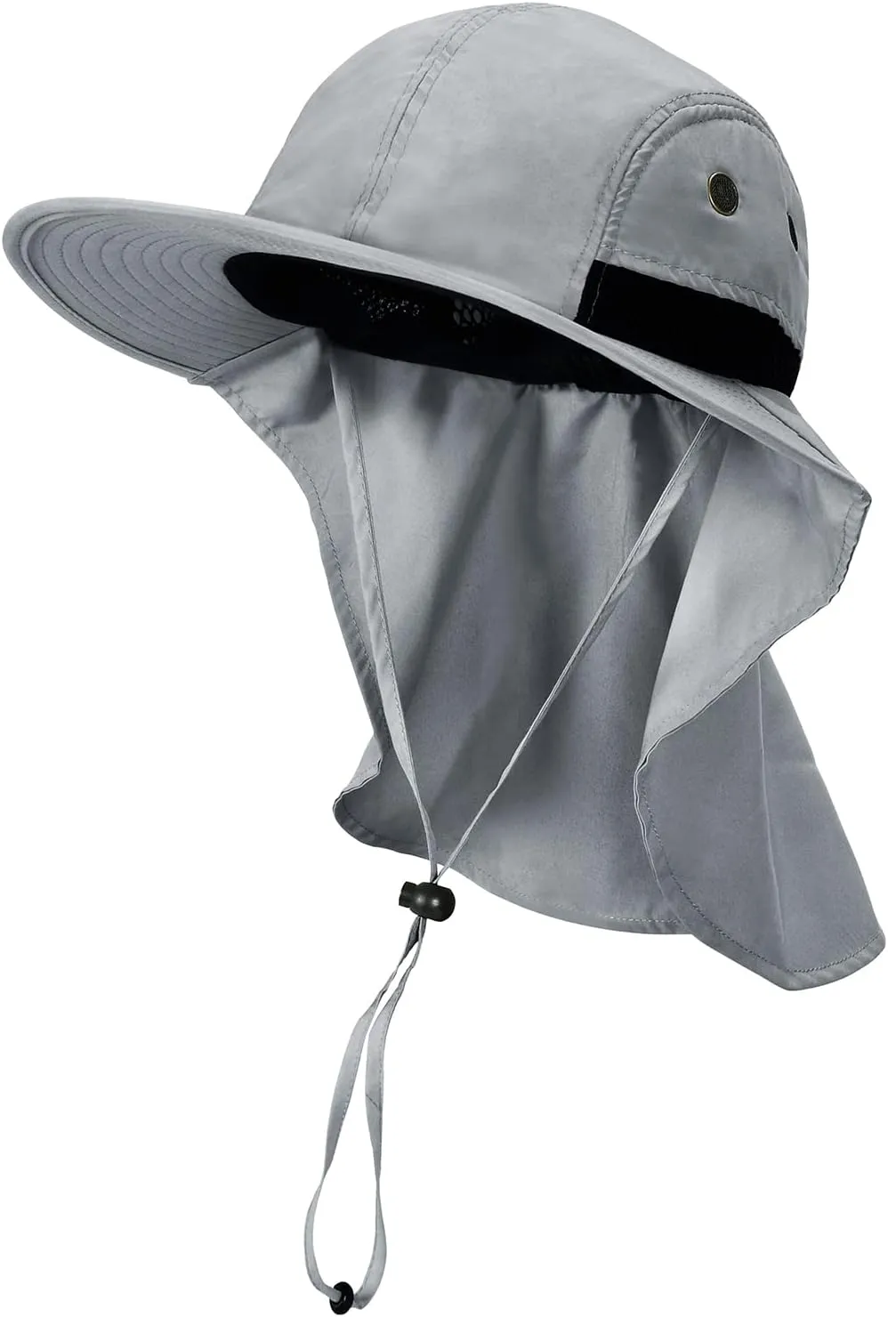 Tirrinia Neck Flap Sun Hat with Wide Brim,UPF 50  Hiking Safari Fishing Caps for Men Women, Ideal for Outdoor