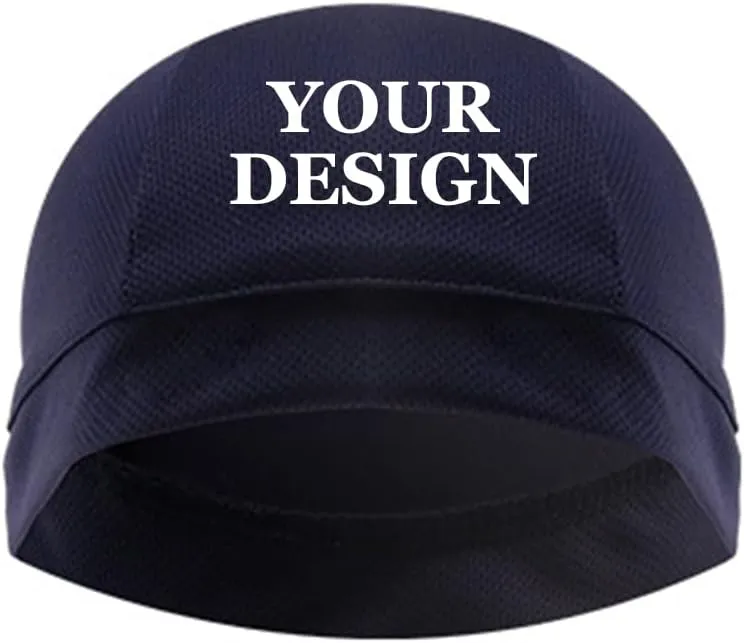TopTie Custom Printing Sweat Wicking Helmet Liner Cooling Skull Caps for Men,Stretch Mesh Sweat Beanie
