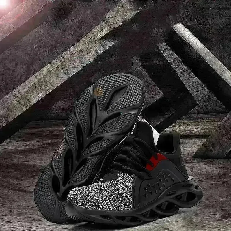 Trainers Steel Toe Cap Breathable Lightweight Smash proof Safety Shoes