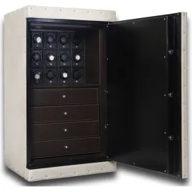 UNDERWOOD (LONDON) - Classic Leather 12-Unit Safe | UN851/WHT