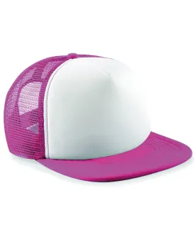 Vintage snapback trucker | Fuchsia/White