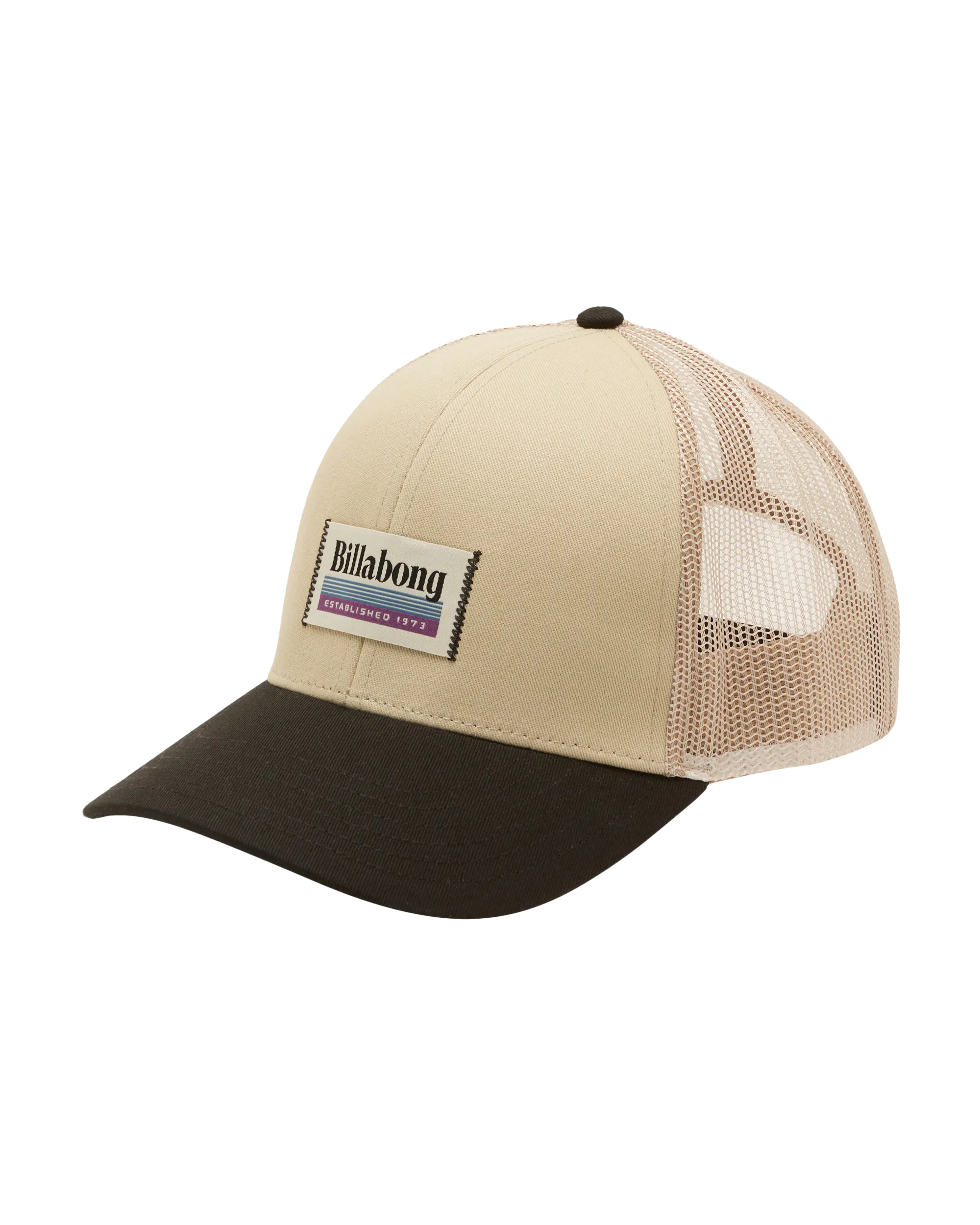 Walled Trucker Cap in Taupe