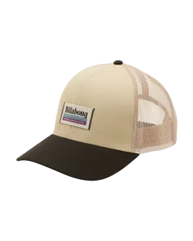 Walled Trucker Cap in Taupe
