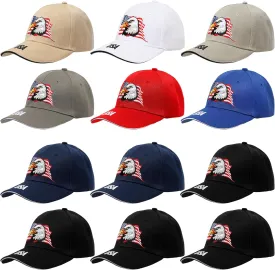 Wholesale 12-Pack Baseball Cap Beanie Hat USA Designed and I Love Jesus Cap