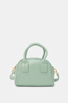 Women Green Embellished Cross Body Bag