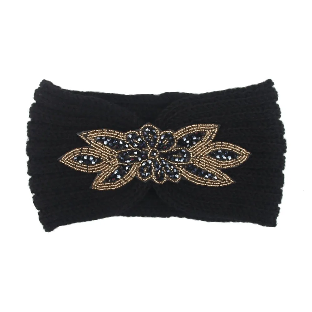Women Winter Warm Wide Knitted Headbands Head Wrap Hair Accessories