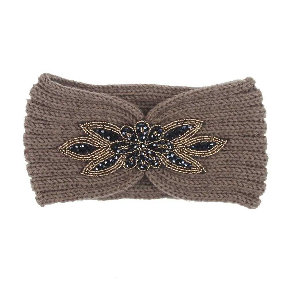 Women Winter Warm Wide Knitted Headbands Head Wrap Hair Accessories