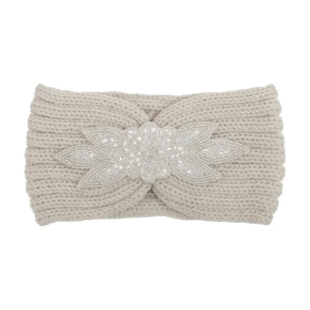 Women Winter Warm Wide Knitted Headbands Head Wrap Hair Accessories
