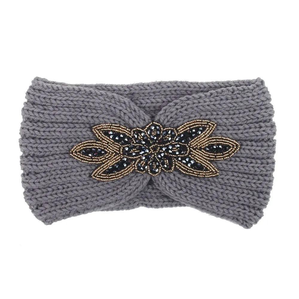 Women Winter Warm Wide Knitted Headbands Head Wrap Hair Accessories
