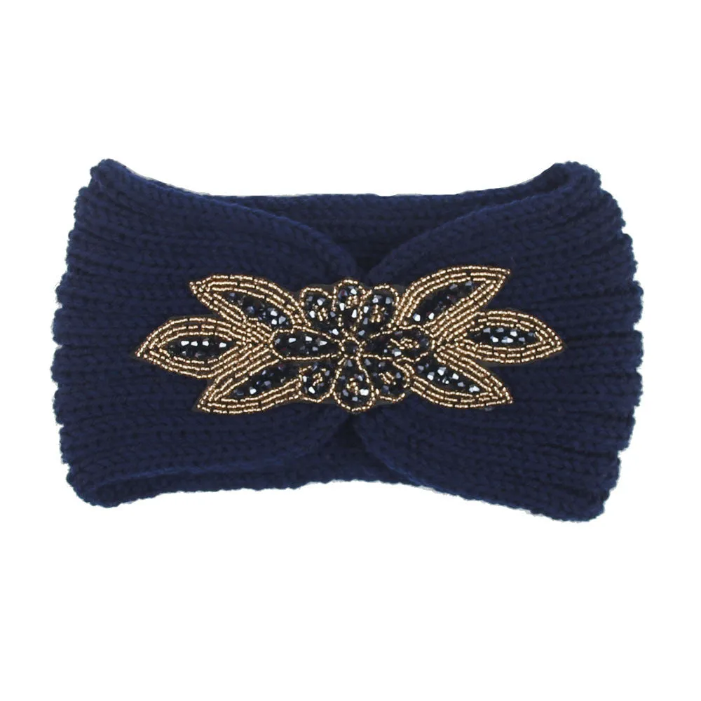 Women Winter Warm Wide Knitted Headbands Head Wrap Hair Accessories