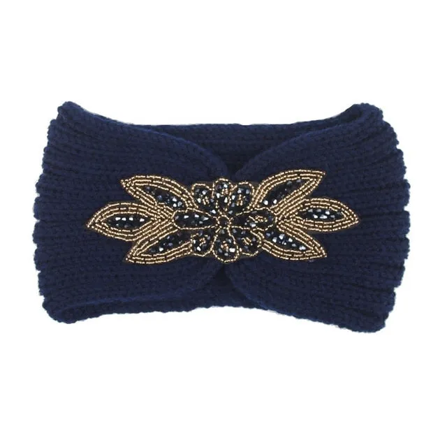Women Winter Warm Wide Knitted Headbands Head Wrap Hair Accessories