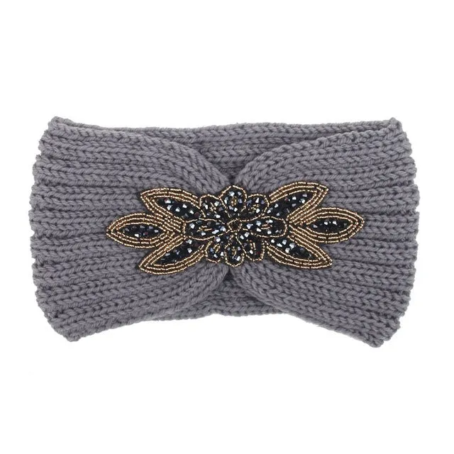 Women Winter Warm Wide Knitted Headbands Head Wrap Hair Accessories