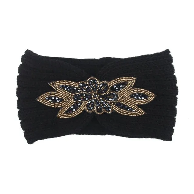 Women Winter Warm Wide Knitted Headbands Head Wrap Hair Accessories