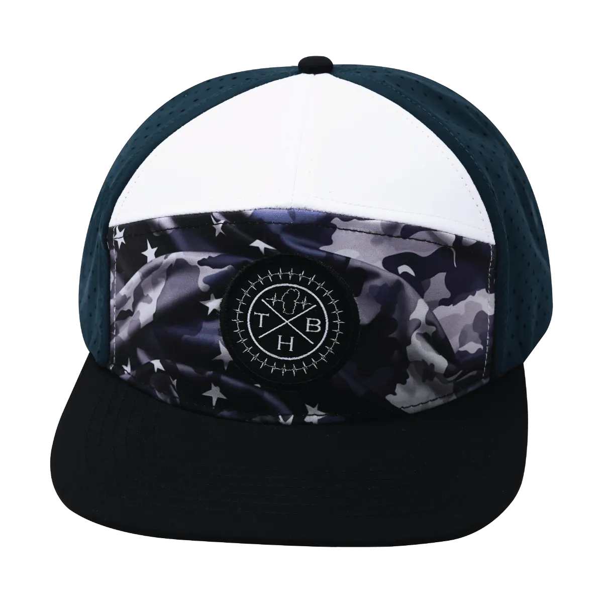 **YOUTH** Color Vibes Hat | Flat Bill | Patriots Night - Black - White - Navy